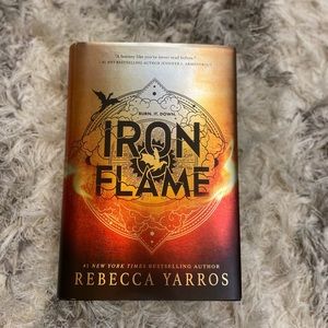 iron flame by rebecca yarros limited first edition hardcover sprayed edges
